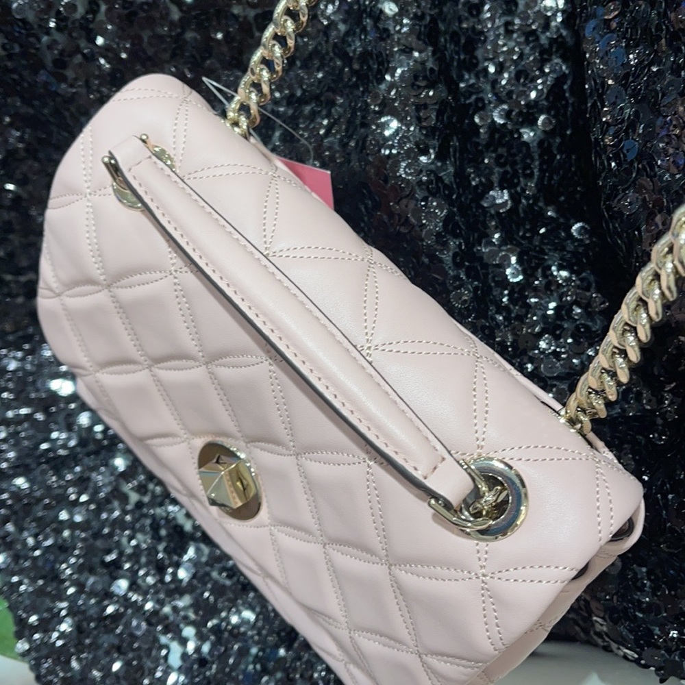 Kate Spade natalia small flap crossbody & SMALL ZIPAROUND WALLET - Picture 9 of 16